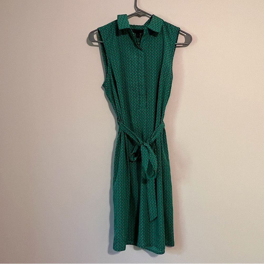 BNWT Banana Republic Size 6 Green Sleeveless Dress